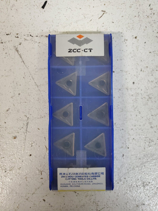 10 Qty of ZCC-CT Carbide Inserts YBG202 | TNMG160408-EM (10 Quantity)