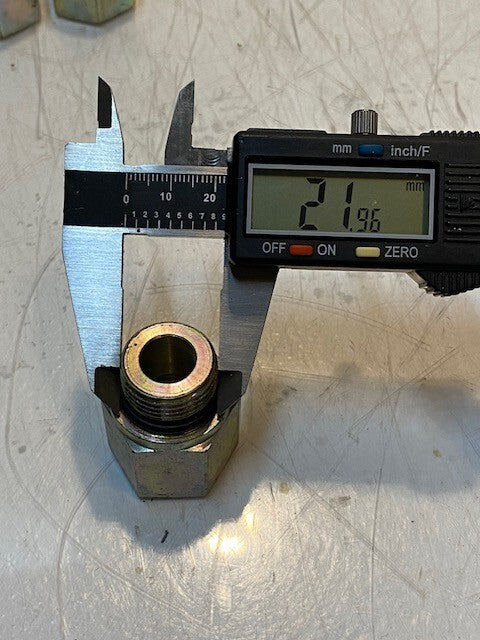 13 Quantity of PCC Reducer P Fittings 12mm Bore 22mm Male End 29mm OD (13 Qty)