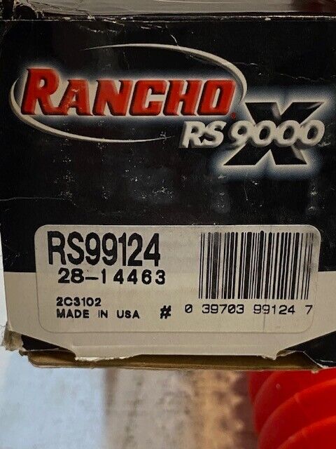 Rancho Suspension RS9000 Shock Absorber RS99124 | 28-14463 | C309V1