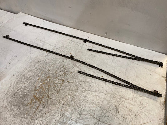 Two 5ft Peer Roller Chains *10ft Total* (See Pics for Measurements)