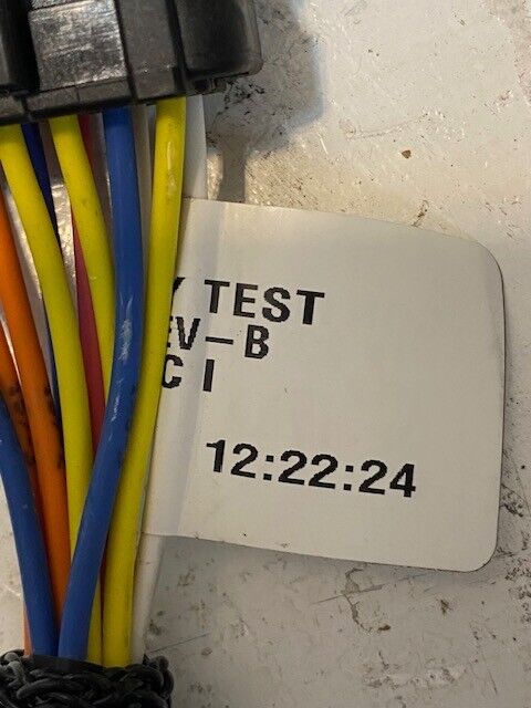 Continuity Test Wiring Harness 235212REV-B | JRZ-3 | OP1782 | 05-07-14