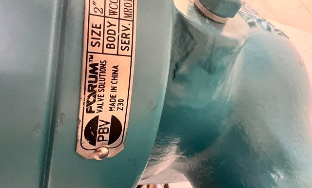 Forum Valve Solutions 19406 Industrial Flanged 2" Swing Check Valve 600Lbs Rated