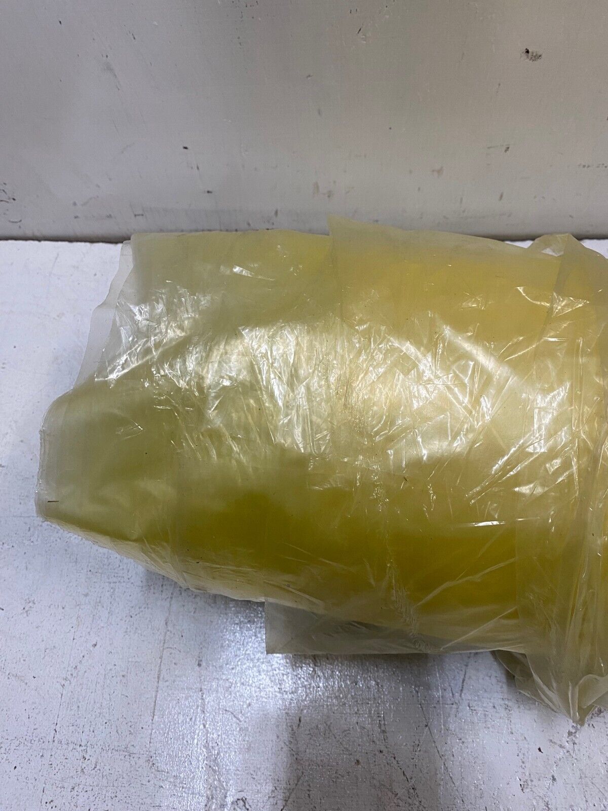 Yellow Plastic Sheeting Roll 36-3/8" Width 7-3/4" Roll Diameter