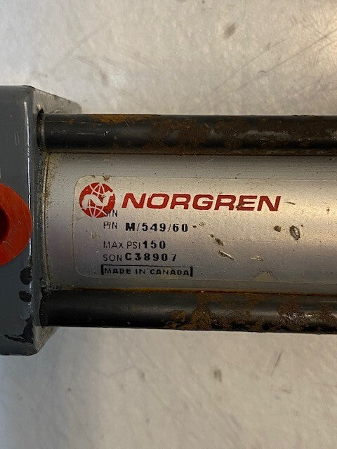 Norgren M/549/60 Global Industrial Stock Cylinder Max Psi 150 | C38907
