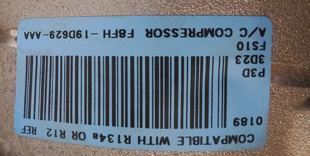 A/C Compressor F8FH-19D629-AAA For R134A & R12 | P3D | 3D23 | FS10 | G43V
