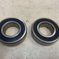 2 NTN 6206LLB Deep Groove Ball Bearings 30x62x16mm (2 Pack)