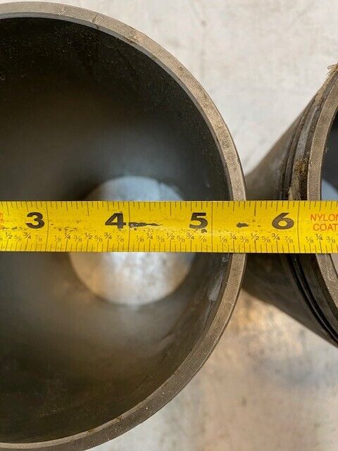 2 Qty of Cylinder Sleeves 10-1/4" Long 5-1/4" ID 5-11/16" OD 6" OD Bottom -2 Qty