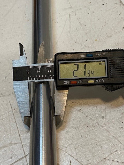 Strut Bar 49-1/2" Long 22mm Shaft 8" x 5" Hook
