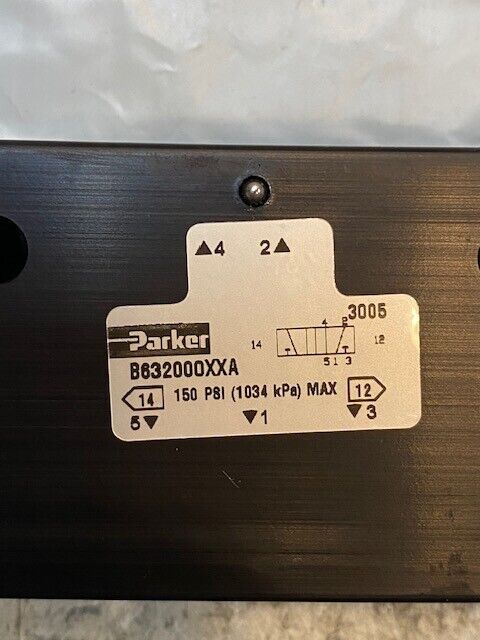 Parker B632000XXA Pilot Air Control Valve