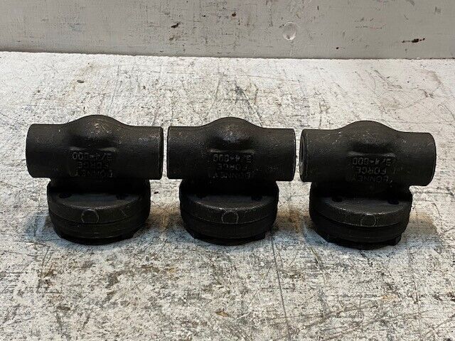 3 Qty of Bonney Forge 3/4" Class 800 Check Valves A105N | 057687-0012 (3 Qty)