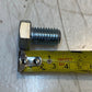 Box of 100 Zinc Plated Hex Head Steel Bolts 1-1/4" Long 16mm Thread 24mm Head
