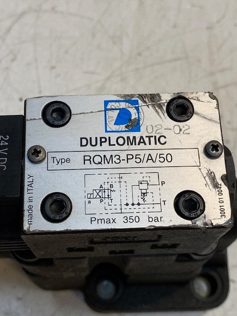 Duplomatic Pressure Relief Valve RQM3-P5/A/50 | 0210529C
