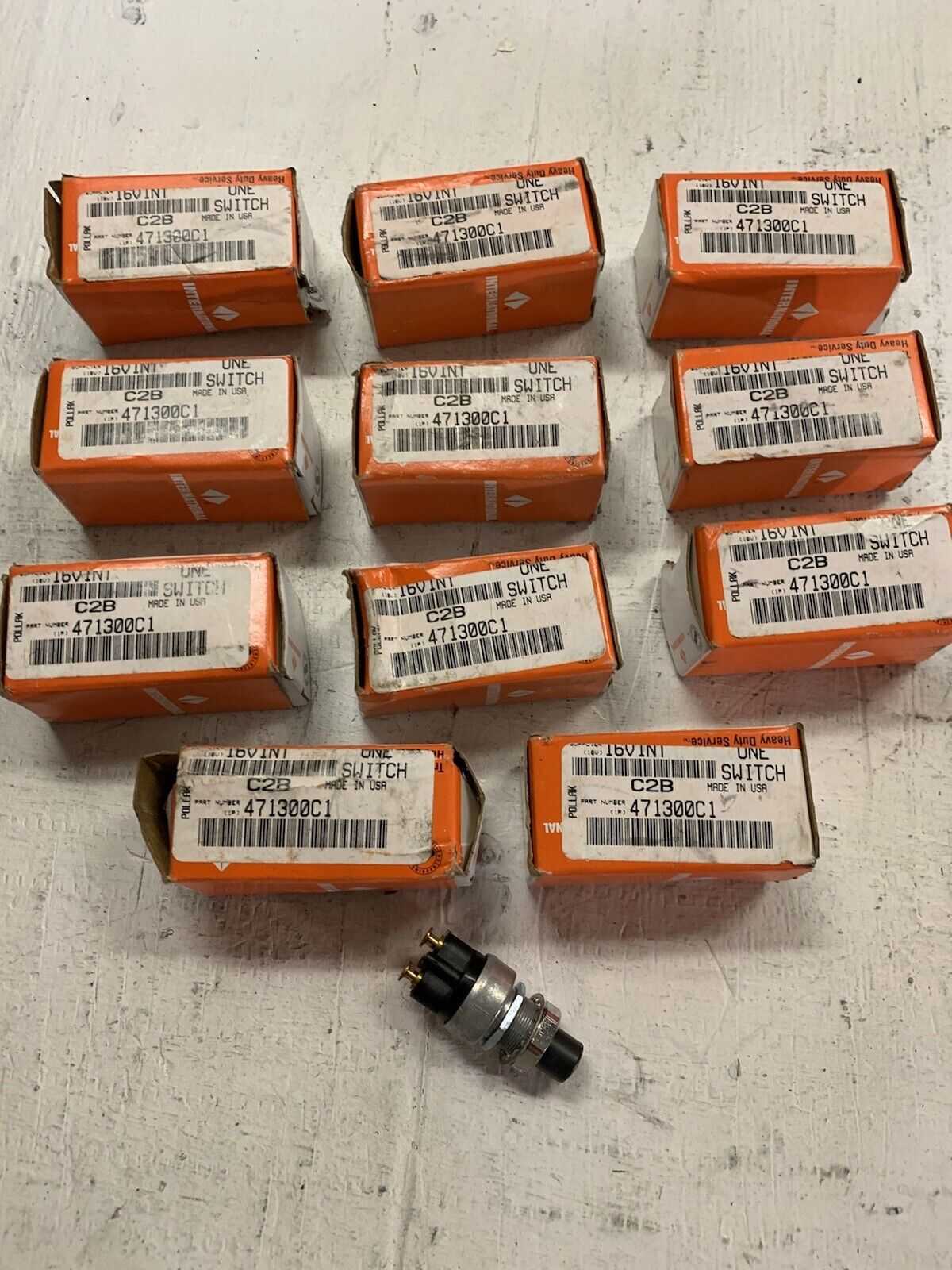 11 Genuine International Push Switches 471300C1 (11 Pack) FREE SHIPPING