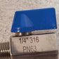 4 Qty Stop Ball Valves PN63 | 1/4" | 316 (4Qty)