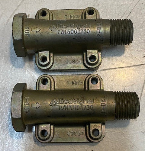 2 Quantity of Allied Signal 5003730 Pressure Protection Valves (2 Quantity)