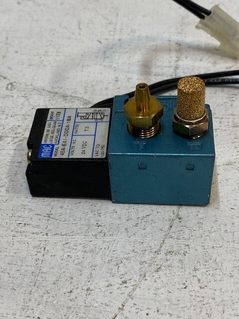 MAC Solenoid Valve 45A-EA1-DDDA-1BA, 24VDC, 7.3W, 120Psi