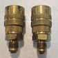 2 Quantity of Milton Kwik Change M Style Couplers 1/4"x5/16" Flare (2 Quantity)