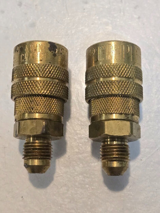 2 Quantity of Milton Kwik Change M Style Couplers 1/4"x5/16" Flare (2 Quantity)