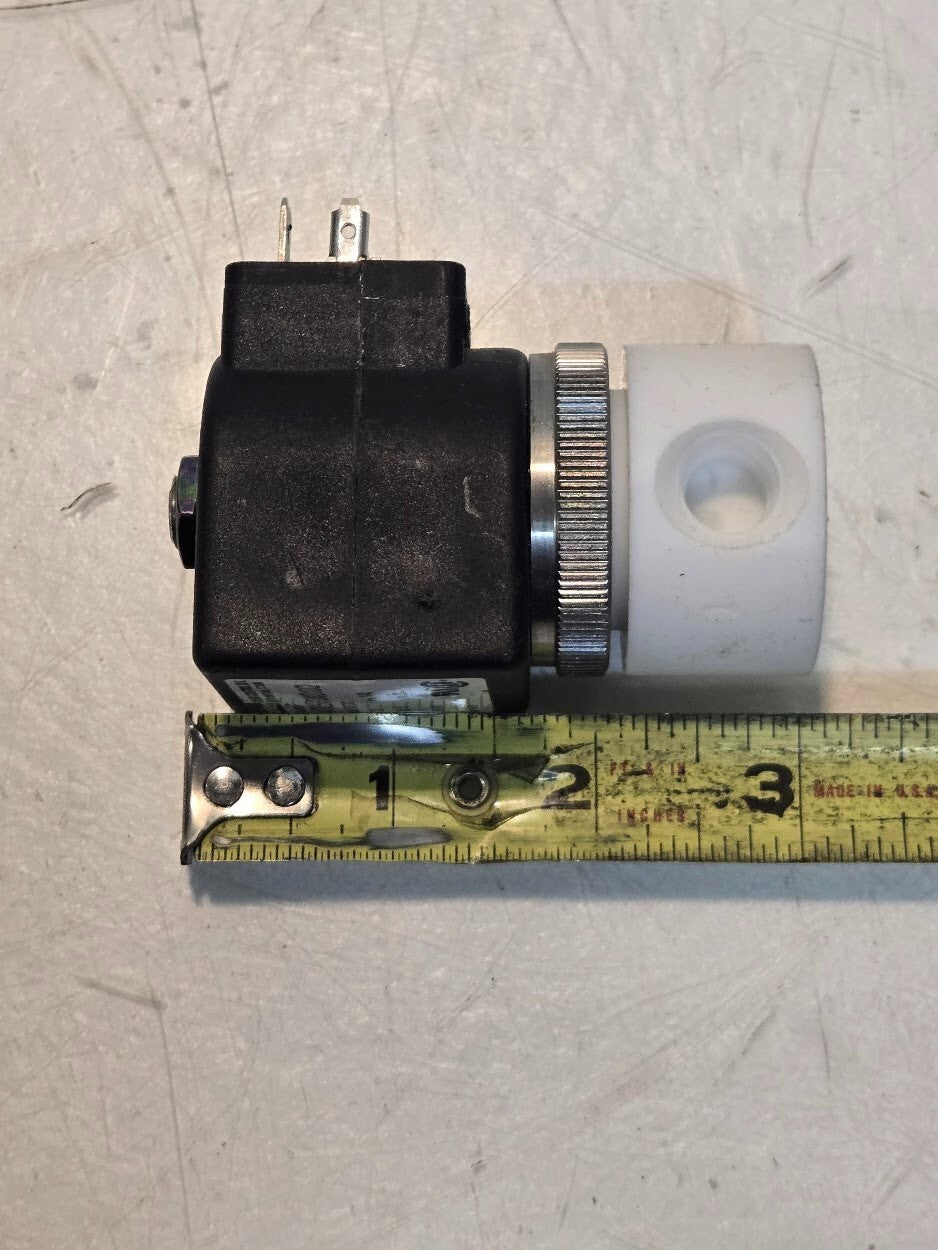 Parker Solenoid Valve 1/4" NPT Teflon 71214TN2SV00N0D100C2 | 140 KPa | 20 PSI