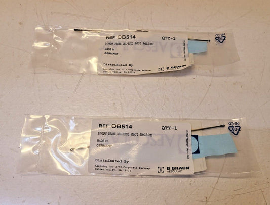 2 Qty. of Aesculap Braun Bowman Probe DBL-END1.8MM/1.9MM30MM | OB514 (2 Qty)