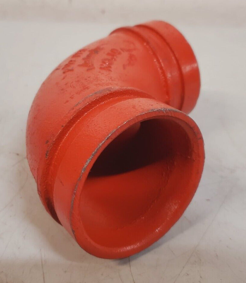 2 Qty. of Victaulic 90º  Elbow Grooved Pipe Fitting Nº 10 | 2-1/2"/73 (2 Qty)