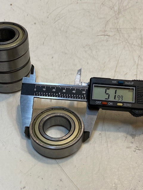 5 Quantity of CBF 6205-2Z-C3 Deep Groove Ball Bearings 52x25x15mm (5 Quantity)