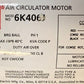 Dayton Air Crculator Motor 6K406J Heavy-Duty AC Electric Motor Commercial Fans