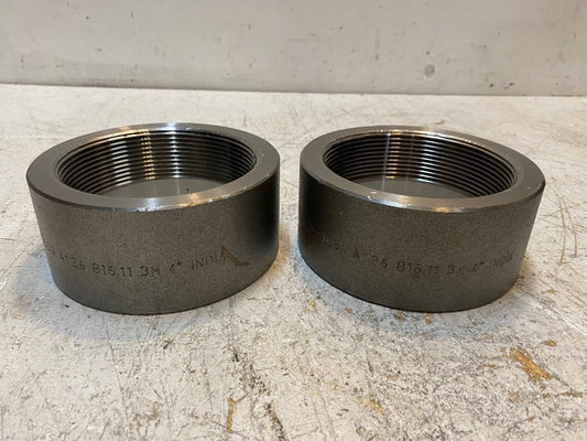 2 Qty of Pipe Fitting A105N A126 B16.11 3M 4" | 5-1/2" OD 2-3/8" Thick (2 Qty)