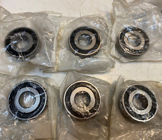 6 Qty of GBC Ball Bearings 1628-2RS | 22610-88-300 | 1628DC | 16x41x13mm (6 Qty)