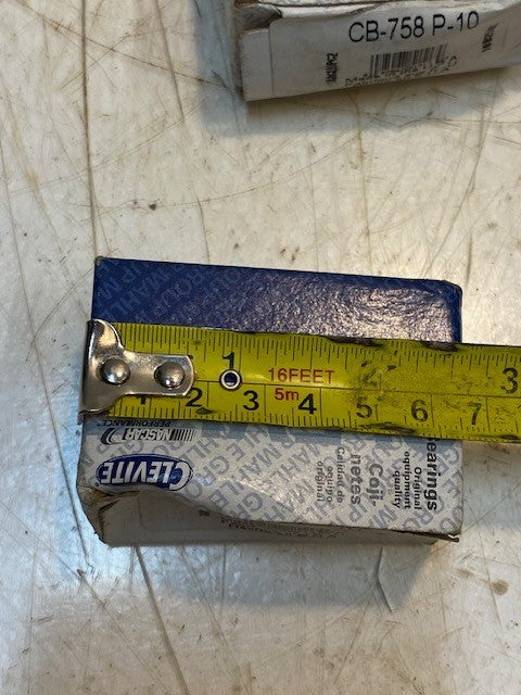 2 Qty of Clevite CB-758 P-10 Engine Connecting Rod Bearing Pairs (4 Pcs Total)
