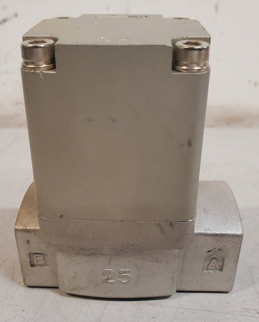 SMC Process Valve VNB401AS | A 25 B | IY | MAIN PRESS 0-0.5MPa | 12 P1 | 10 P2