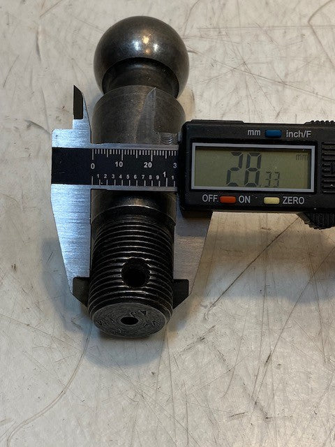 Ball Stud 5-1/4" Long V2YB 4JEM 28mm Thread 41mm OD