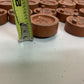 62 Pack Anvil FIG.260 Ductile Iron 1-1/4” Pipe Cap Fittings, Grooved End Orange