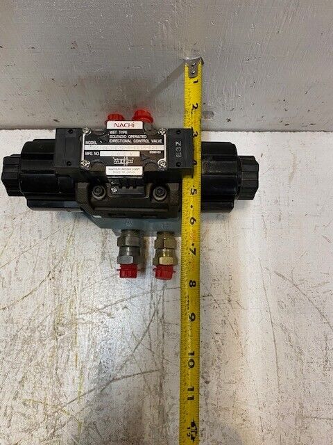 Nachi Hydraulic Solenoid Valve SS-G03-C6-R-C115-E21 w/ Subplate MSA-03X-T-E10