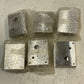 6 Qty of C22 CO IN OUT Aluminum Valve Subplates 3-1/2" x 2-3/4" x 1-1/4" (6 Qty)