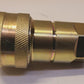 2 Quantity of Brass Hydraulic Quick Connect Hose Couplings 3/4" (2 Qty)