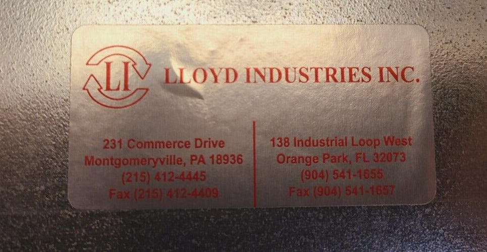 Lloyd Industries Opposed Blade Air Control Damper Model AC-20