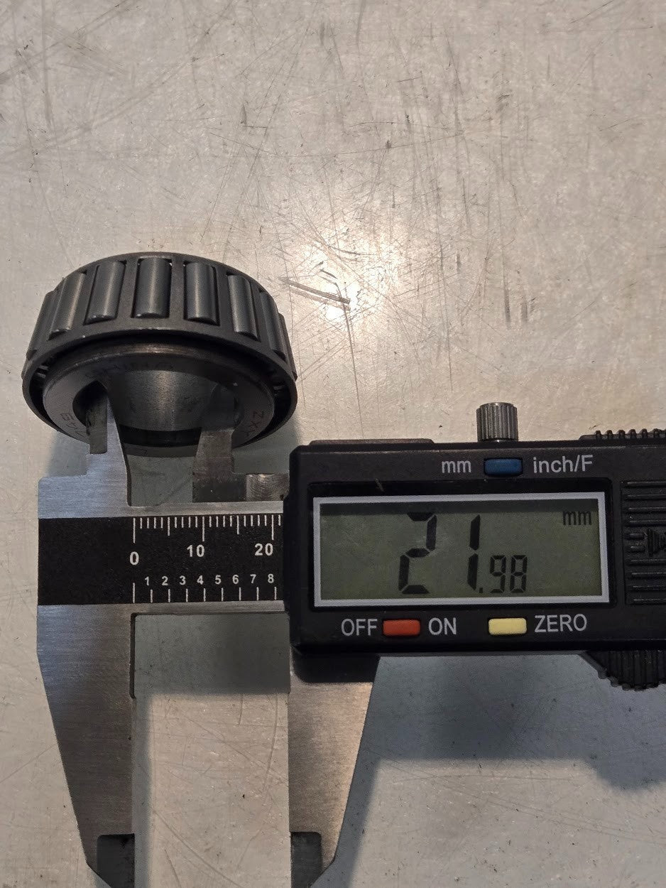 3 Quantity of ZXY Tapered Roller Bearings LM12749 LM12710 21.98 mm Bore (3 Qty)