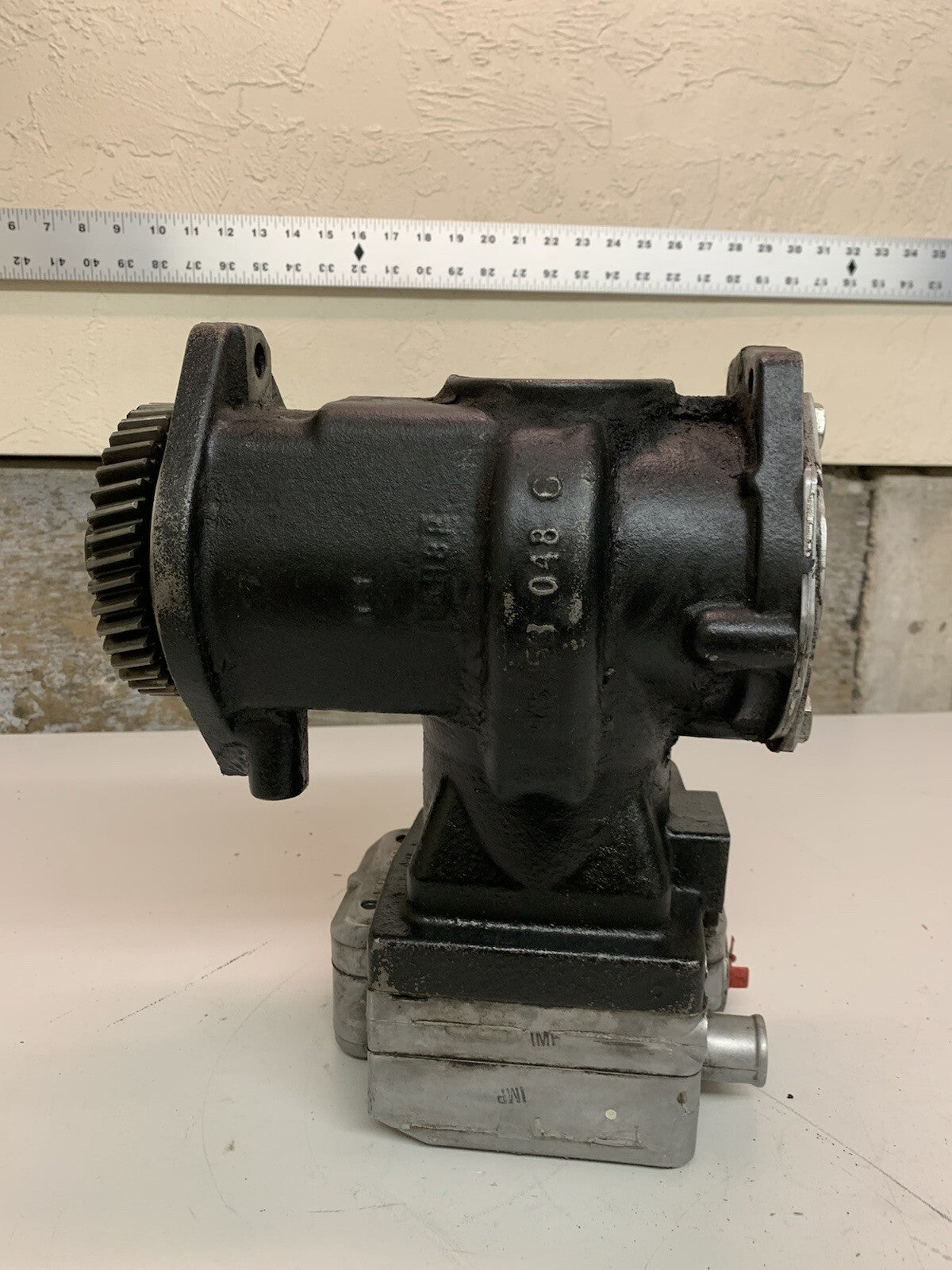 Wabco 4933780RX Compressor Unit Cummins 1 Cylinder Air Compressor 1409 66875