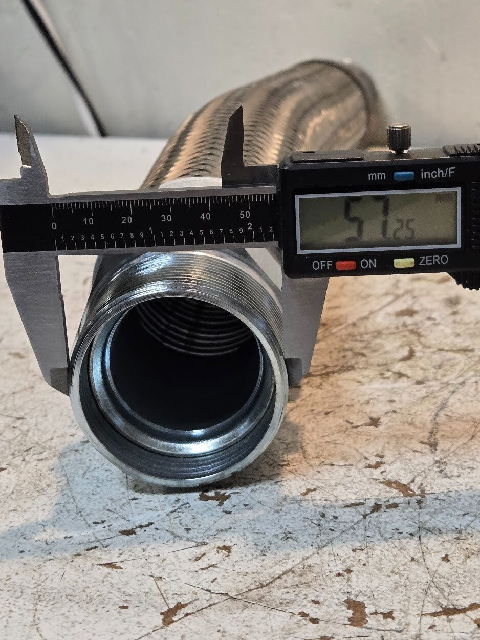 Hose Master FSMS2.0 Braided Steel Tubing 2"x23.5" | 16" Braided Steel Section