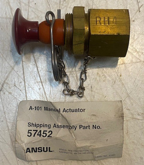 Ansul Fire Protection 57452 Actuator, A-101 Manual, Right Hand Thread
