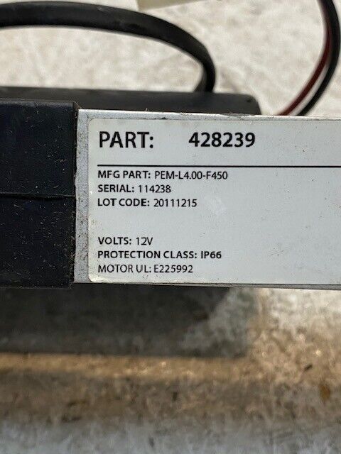 Deck Lift Actuator PEM-L4.00-F450 | 428239 | 114238