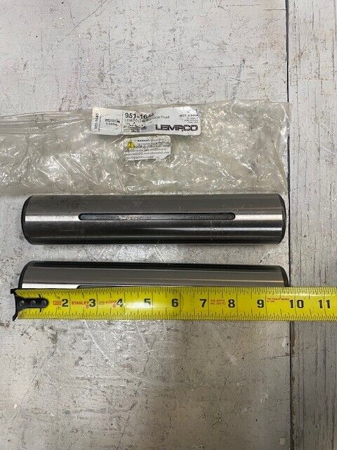 2 Lot of Lempco 951-1640 2" OD 10" Long Straight Guide Post (2 Qty)