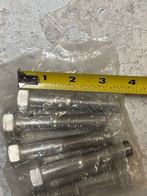 3AUE4 | 10-Pack Hex Cap Screws 316 SS 5/8-11x3-1/4"