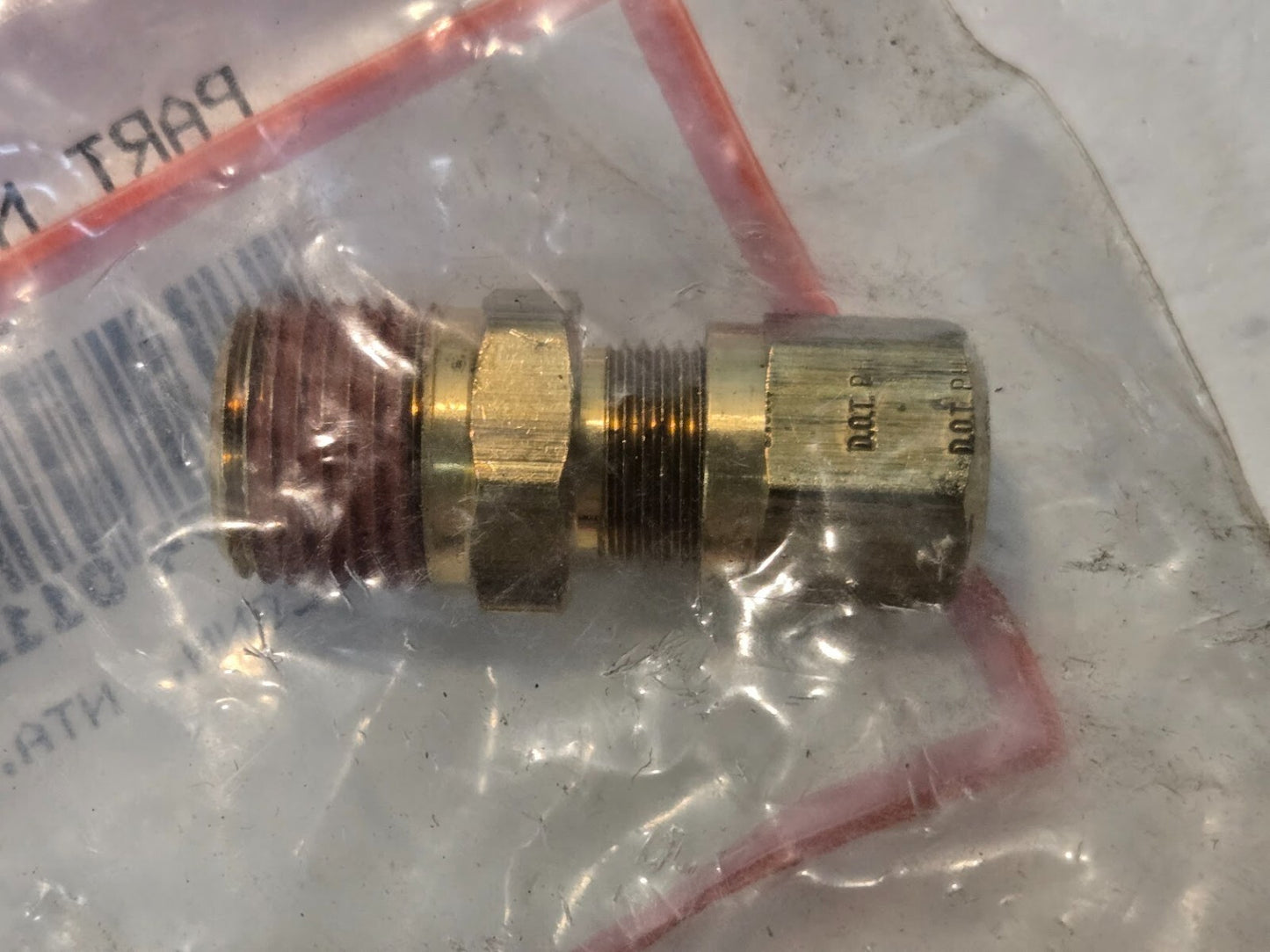 15 Quantity of Velvac 016866 Nylon Air Brake Tube Fitting 3/8"x3/8" (15 Qty)