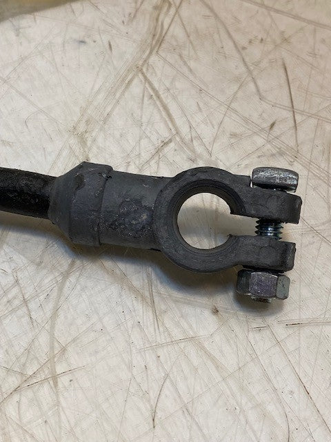 Vintage Auto Battery Ground Cable Flexible Rubber 18-1/2" Long 1 GA SAE J1127