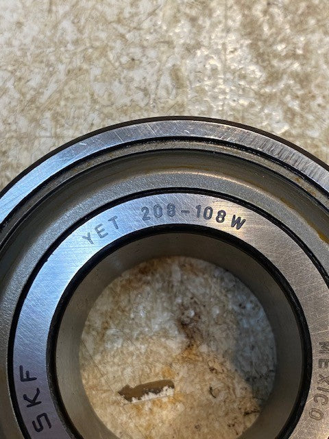 SKF YET 208-108W Insert Bearing w/out Locking Collar 38 x 80 x 30mm
