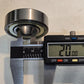 2 Quantity of SST Ball Bearings Metal Shielded 6204ZZC3 | 47 mm OD (2 Qty)