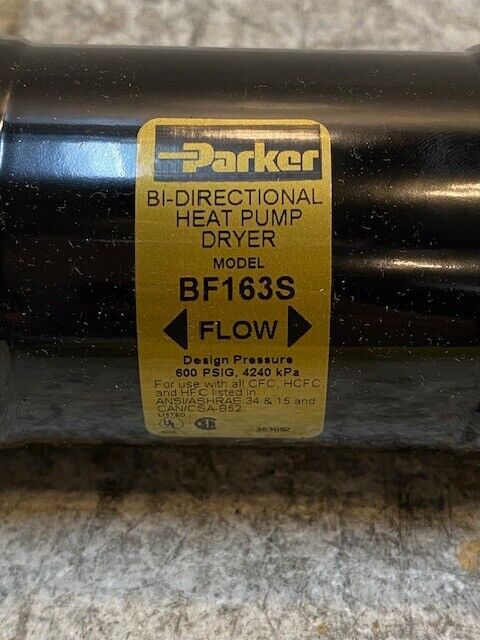 Parker Bi-Directional Heat Pump Dryer BF163S 3/8 Sweat R-22/5 Tons