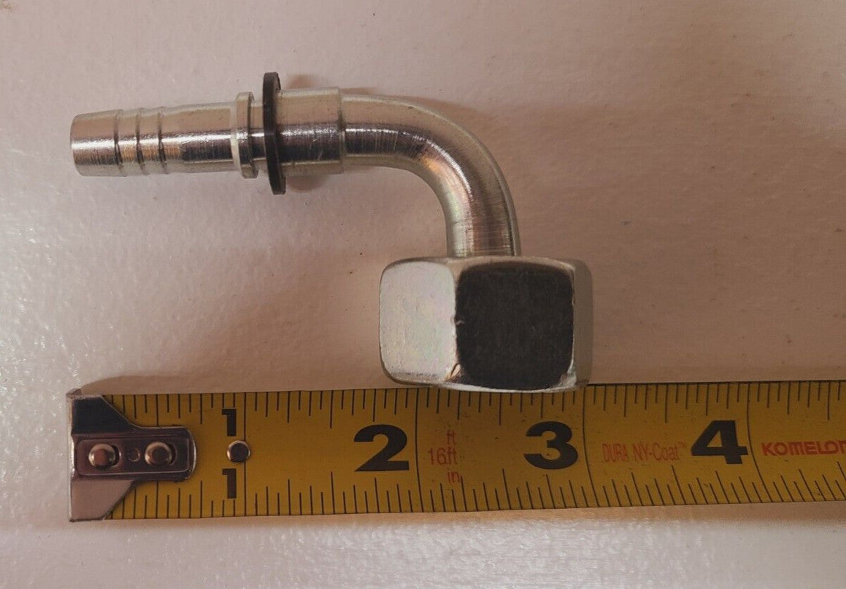 2 Qty of Pirtek Female Flat Face O-Ring 90 Degree DSF9-22-06 (2 Qty)